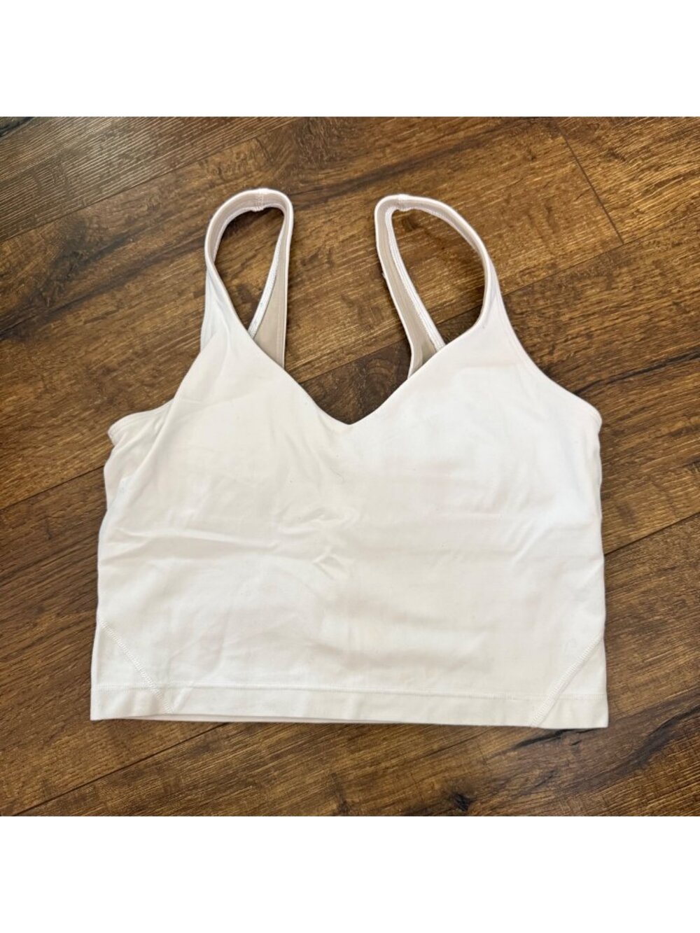 Lululemon Align Tank White Size 6 V-Neck